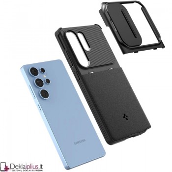 Spigen Optik Armor dėklas su kameros apsauga - juodas (Samsung Galaxy S25 Ultra) Spigen Optik Armor dėklas su kameros apsauga - juodas (Samsung Galaxy S25 Ultra)